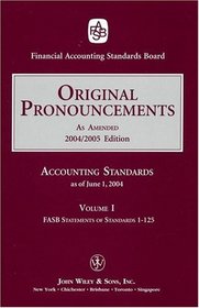 2004 Original Pronouncements: Accounting Standards Original Pronouncements (3 Vol. Set)