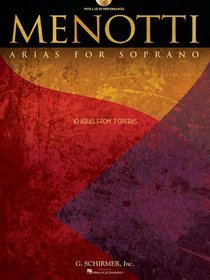 Menotti Arias for Soprano Bk/Cd (Book & CD)