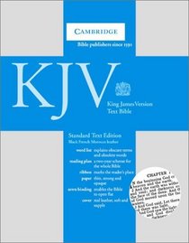 KJV Standard Text Edition (Black French Morocco Leather)