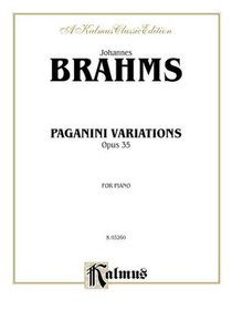 Brahm Pagannini Variations (Kalmus Edition)