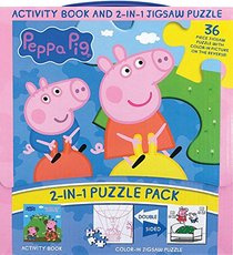 Peppa Pig 2-in-1 Puzzle Pack: Activity Book and 2-in-1 Jigsaw Puzzle