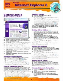 Internet Explorer 8 Quick Source Guide