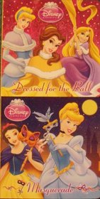 Disney Princess Board Book Set of 2 (Dressed for the Ball & Masquerade)