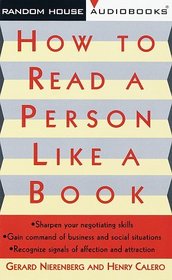 How to Read a Person Like a Book (Audio Cassette) (Unabridged)
