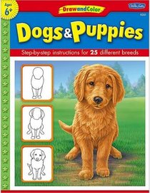 Draw and Color: Dogs & Puppies