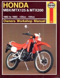 Honda MBX/MTX125 and MTX200 Owner's Workshop Manual (Haynes Owners Workshop Manuals)