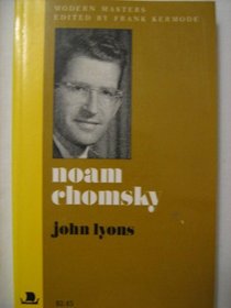 Noam Chomsky (Modern Masters Series)