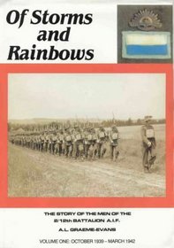 Of Storms and Rainbows: the Story of the Men of the 2/12 Battalion A.I.F.: October 1939-March 1942 Vol 1: The Story of the Men of the 2/12 Battalion A.I.F. Volume 1