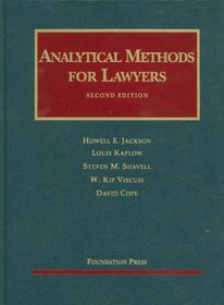 Analytical Methods for Lawyers, 2d
