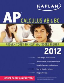 Kaplan AP Calculus AB & BC 2012 (Kaplan Ap Calculus Ab and Bc)