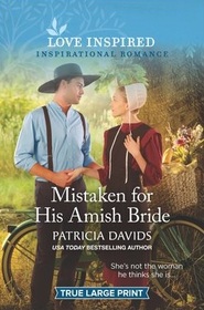 Mistaken for His Amish Bride (North Country Amish, Bk 6) (Love Inspired, No 1415) (True Large Print)