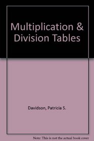 Multiplication  Division Tables