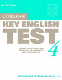 Cambridge Key English Test 4 Student's Book (KET Practice Tests)