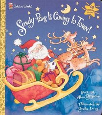 Sandy Paws is Coming to Town (Golden Deluxe Flaptime Book)