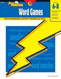 Power Practice: Word Games, Gr.6-8 (Power Practice)
