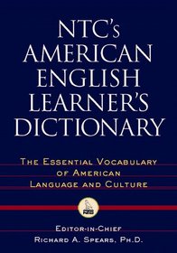 NTC's American English Learner's Dictionary w/CD-ROM