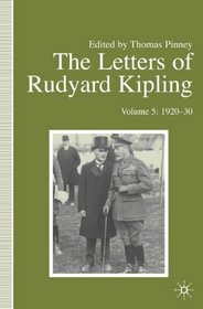 The Letters of Rudyard Kipling: 1920-30 Vol 5