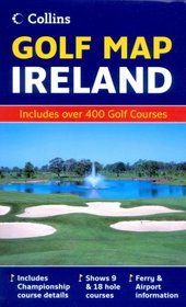 Golf Map Ireland (Collins Maps)