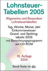 Lohnsteuer-Tabellen 2005