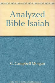 The Analyzed Bible: Isaiah 1