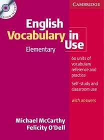 English Vocabulary in Use. Elementary. Book and CD-ROM Pack