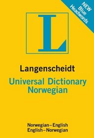 Langenscheidt Universal Dictionary Norwegian (Langenscheidt Universal Dictionaries (German))