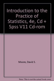 Introduction to the Practice of Statistics, 4e, CD & SPSS V11 CD-Rom