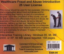 Healthcare Fraud and Abuse Introduction, 25 Users
