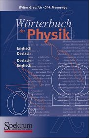 Wrterbuch der Physik, deutsch-englisch/englisch-deutsch, Buch: Dictionary of Physics (german-english, english-german)