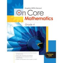 Houghton Mifflin Harcourt On Core Mathematics: Reseller Package Grade 4