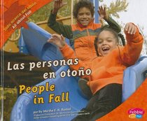 Las personas en otono/ People in Fall (Pebble Plus Bilingual) (Spanish Edition)