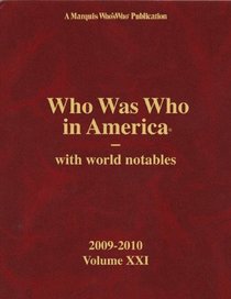Who Was Who in America, Index Volume/Set (1607-2010) (Who Was Who in America (Book & Index))