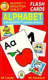 Alphabet/Flash Cards With Muppet Reward Stickers (Brighter Child)