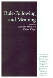 Rule-Following and Meaning