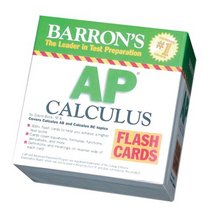 Barron's AP Calculus Flash Cards: Covers Calculus AB and BC topics (Barron's Educational Series)