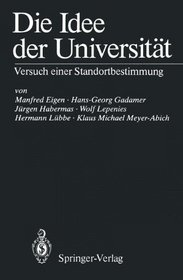 Die Idee der Universitt: Versuch einer Standortbestimmung (German Edition)