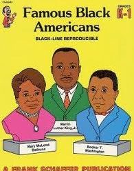 Famous Black Americans K-1: Black-Line Reproducible