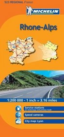 Michelin Rhones-Alpes, France (Michelin Maps)