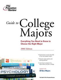Guide to College Majors, 2006 Edition (College Admissions Guides)