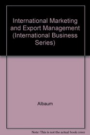 International Marketing and Export Management (International Business Series)