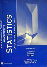 Student Workbook to Accompany Introduction to Statistics: Concepts and Applications