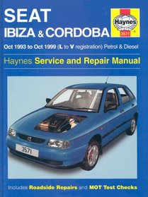 Seat Ibiza and Cordoba (1993-99) Service and Repair Manual (Haynes Service and Repair Manuals)