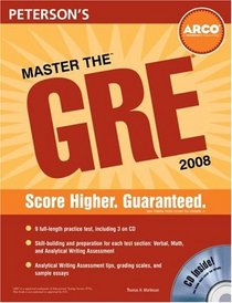 Master the GRE 2008 (Arco Master the GRE iBT (w/CD))