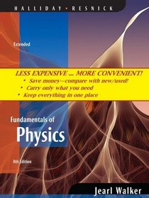 Fundamentals of Physics Extended, 8th Edition (Extended Volume Ch 1-44 1328 pages)