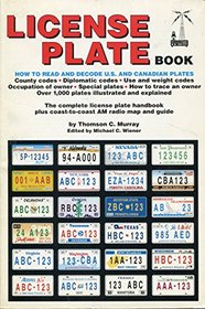 License Plate Book