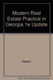 Modern Real Estate Practice in Georgia 1E Update