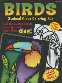Birds Stained Glass Coloring Fun (Boxed Sets/Bindups)