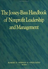 The Jossey-Bass Handbook of Nonprofit Leadership and Management (Jossey Bass Nonprofit  Public Management Series)