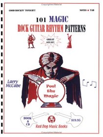101 Magic Rock Guitar Rhythm Patterns (Book and CD)