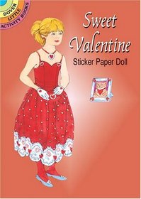 Sweet Valentine Sticker Paper Doll (Dover Little Activity Books)